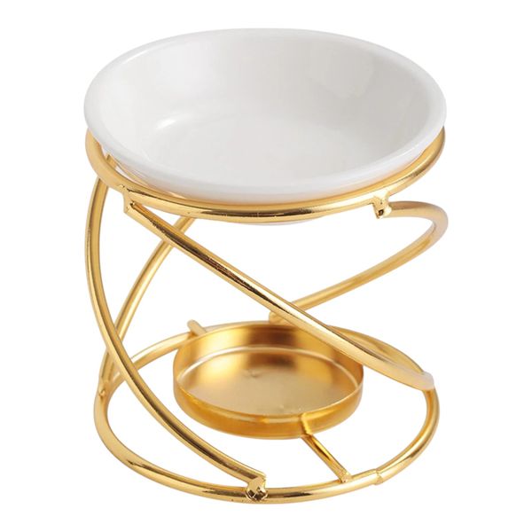 Oil &amp; Candle Wax Melting Lamp - Gold