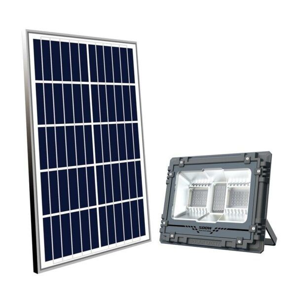 Waterproof Solar Powered Flood Light RGB 500W With Remote Control