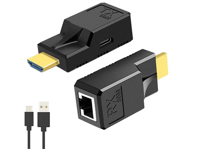 ZATECH HDTV Extender By Cat-6/6A Cable 60M