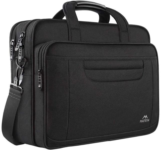 MATEIN 15.6 Inch Laptop Briefcase Bag with Protective Padded