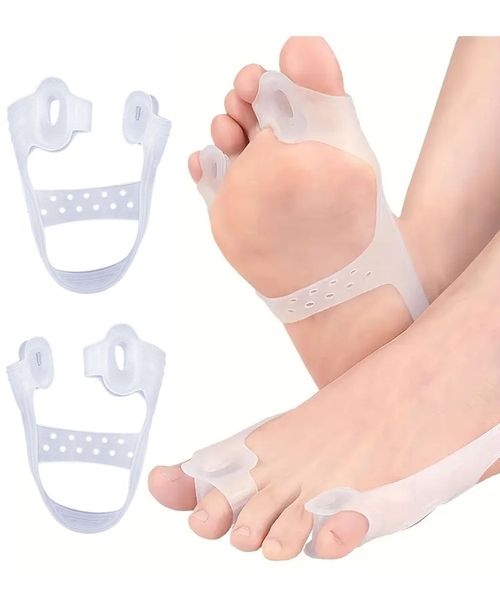 U-Shaped Toe Separators - Dual Hole, Flexible &amp; Anti-Wear Elastic Bands