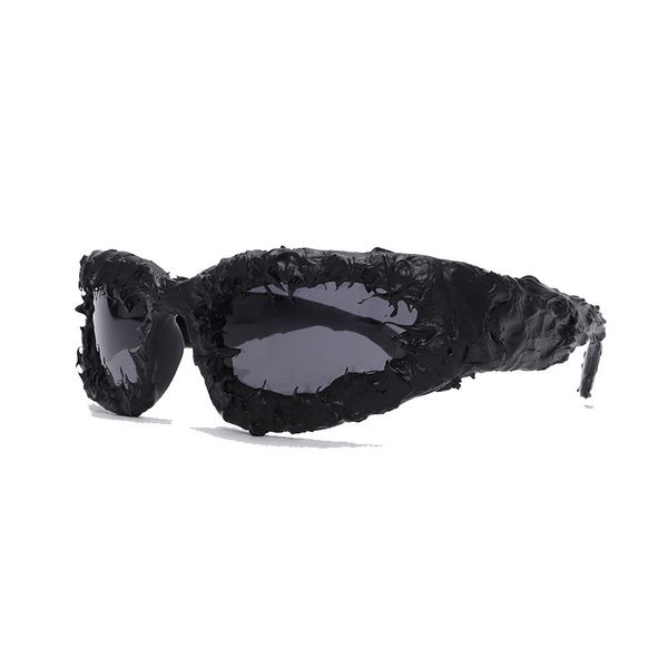 Hip Hop Polarized Sunglasses with Brushed Frame for Women &amp; Men