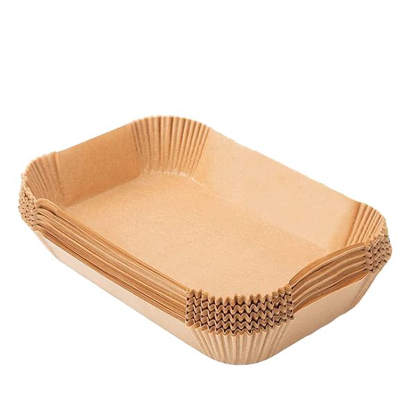 Creative Cooking Air Fryer Liners Disposable Rectangular - 50 Piece