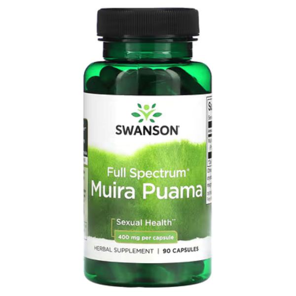Swanson Full Spectrum Muira Puama 400 mg - 90 Capsules