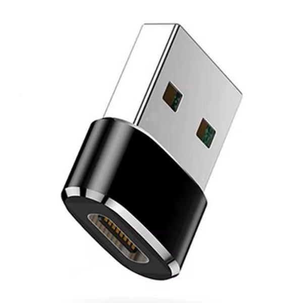 USB Male to Type-C Female Adapter-Aluminum Alloy Material High Quality-(GC)