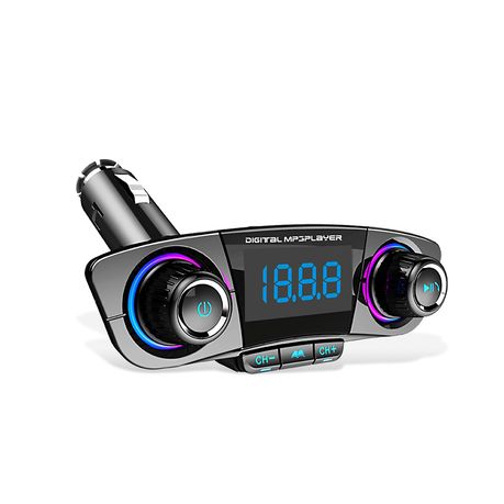 Bluetooth FM Transmitter Auto Radio MP3 Player QC 3.0 Adapter Dual