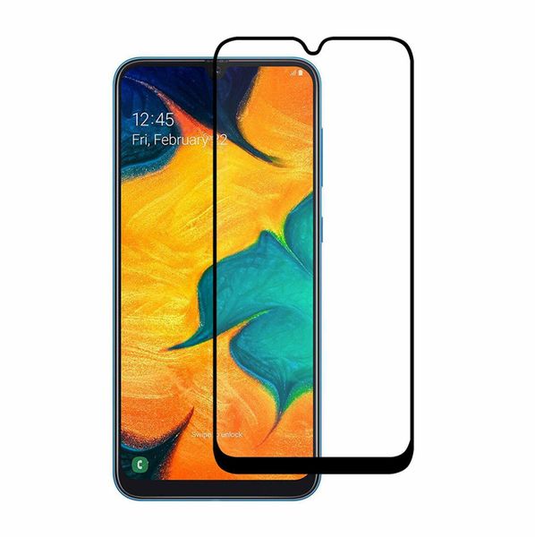 9D Tempered Glass Screen Protector Guard Compatible with Samsung Galaxy A02