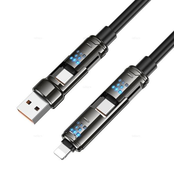 usb types c cable 4-in-1 USB/C Compatible With iPhone/Type-C 240W Cable