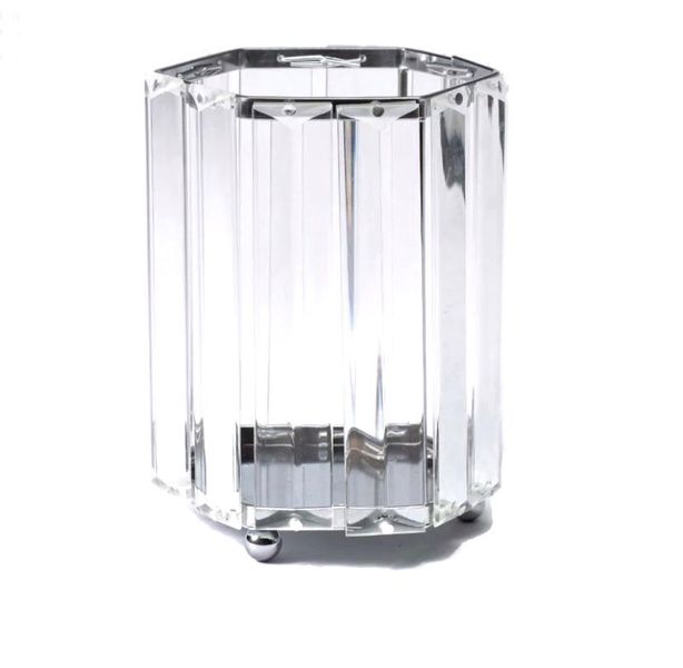 Makeup Brush Holder, Organiser, Pen Holder - Silver