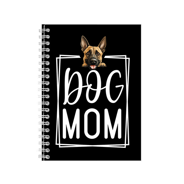 Malanois Breed A5 Blank Notebook for Dog Lovers Funny Graphic Present 007