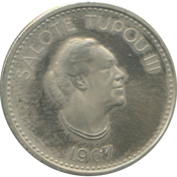 1967 Tonga 5 Seniti Salote Tupou III