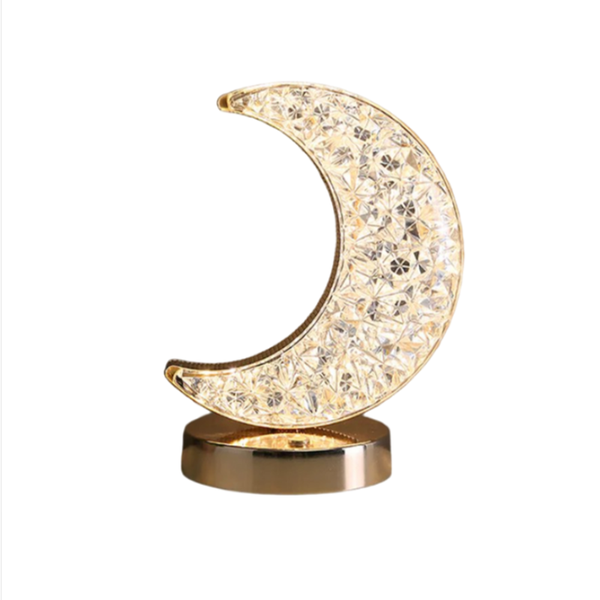 Crystal Rechargeable Table Desk Lamp With Touch Control- Q-D003Yamp