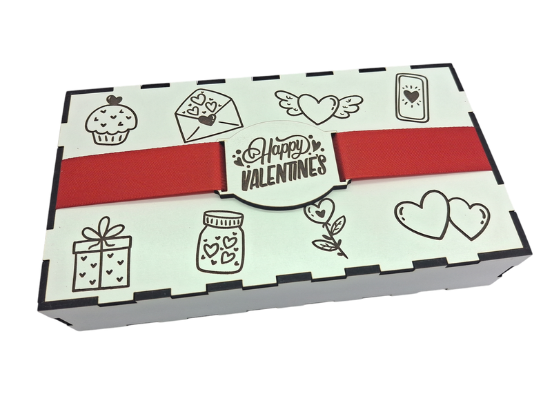 Valentine Gift Box - 20cm x 11cm x 4cm (Happy Valentines)