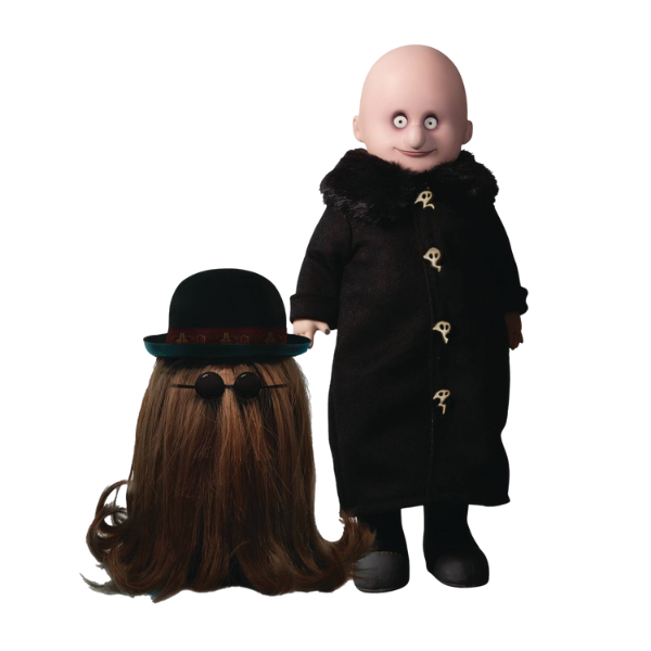 Uncle Fester &amp; It Addams Family Living Dead Dolls Figure Set
