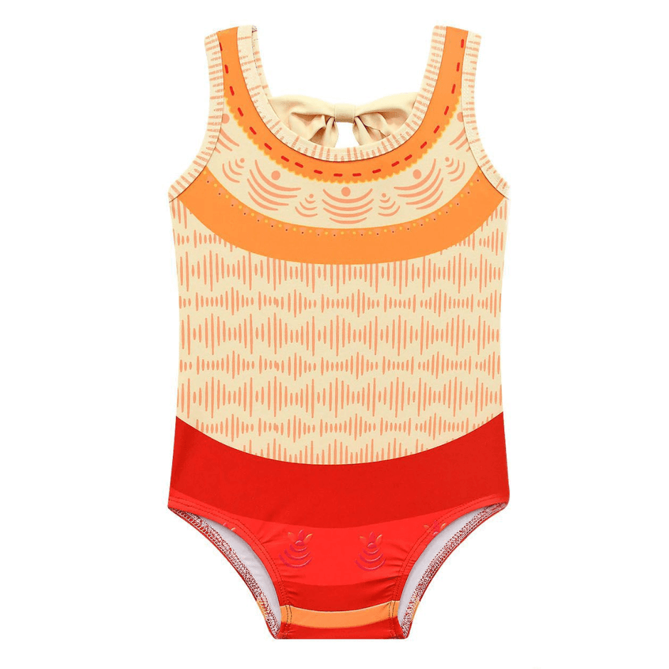 Orange swim dress best sale