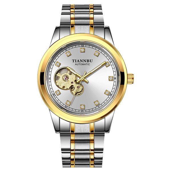 Casual Business Mechanical Watch Wristwatch Fashion Men Birthday Gift