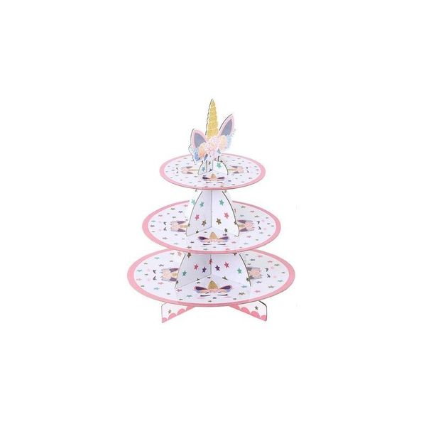 Unicorn 3-Tier Cupcake Stand