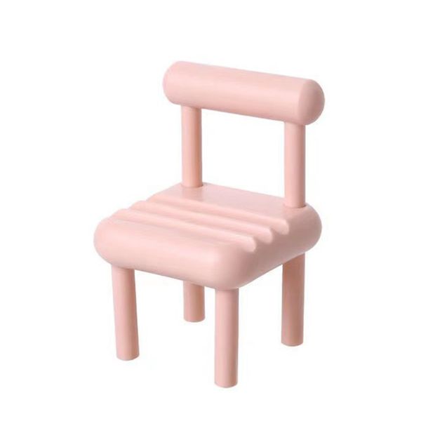 Mini Chair Shape Adjustable Mobile Phone Stand for Desk Decoration