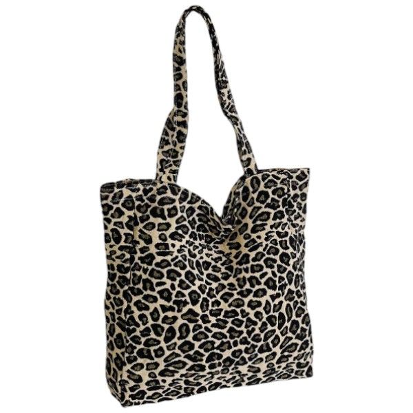 Stylish & Versatile Leopard Print Tote Shoulder Bag - Multi-Color