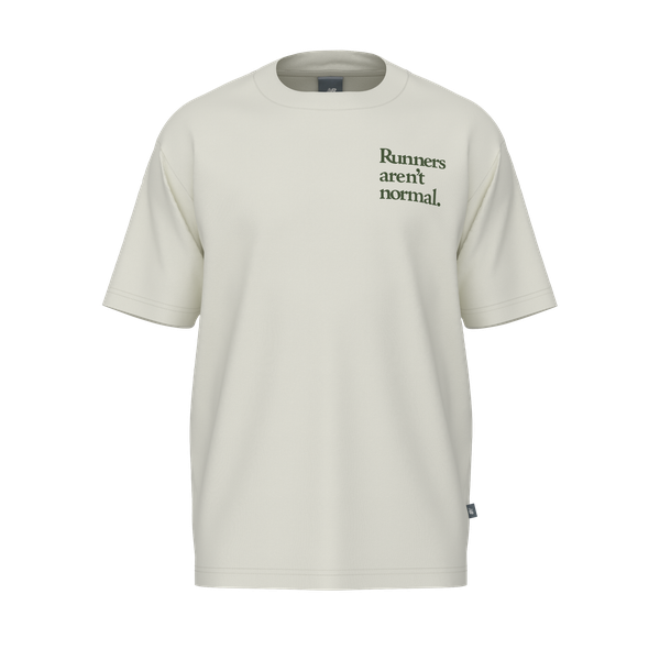 New Balance Men's NB Athletics Runners Aren't Normal Tee - Sea Salt
