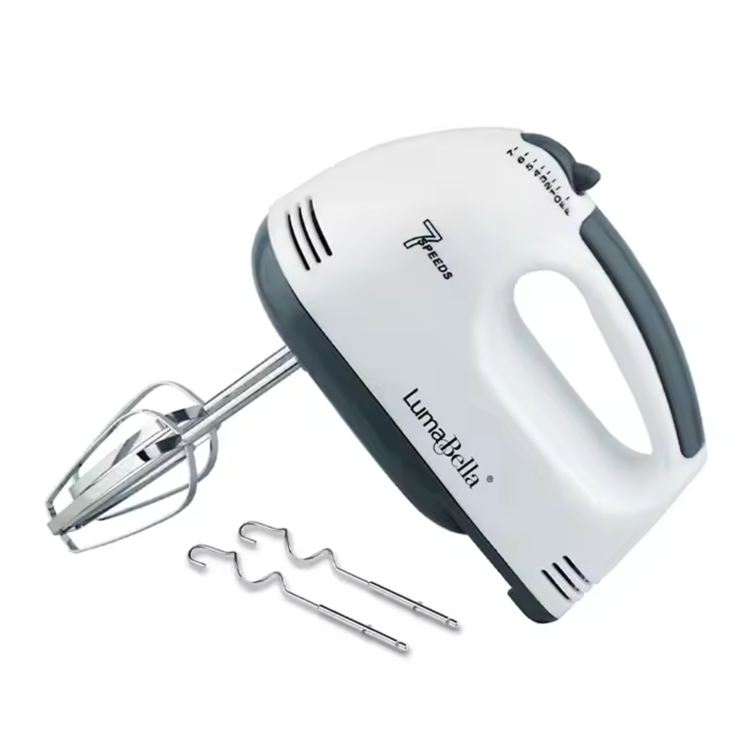 LumaBella 7-Speed Hand Mixer Blender