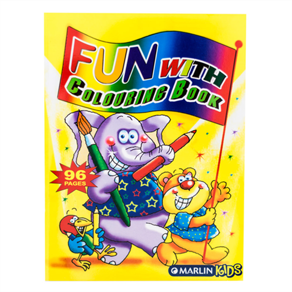 Marlin Kids Fun with Colouring Books - 96 pages