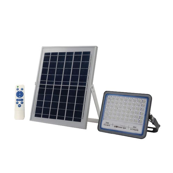 70W LED Solar Flood Light