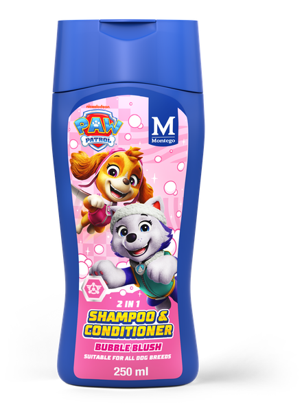 Montego PAW Patrol Bubble Blush 2-in-1 Shampoo 250 ml