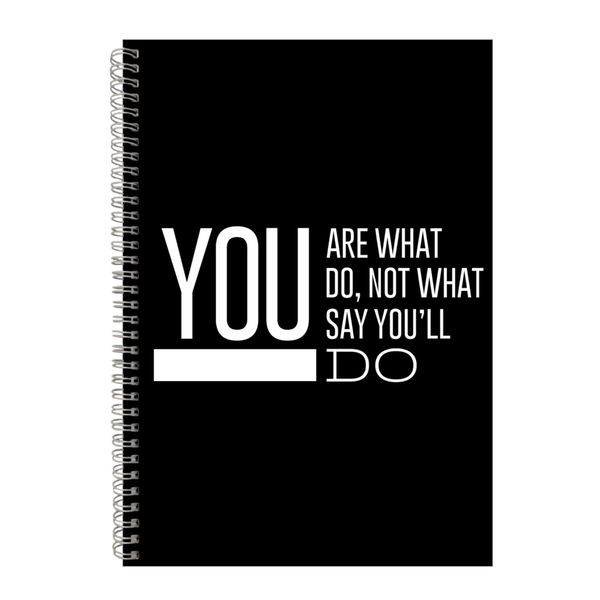 You A4 Notebook Spiral Lined Motivational Sayings Graphic Notepad Gift 206