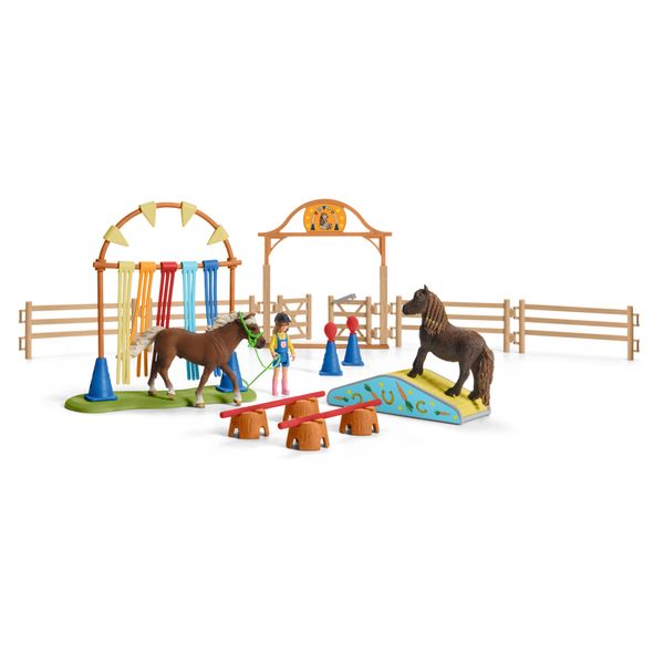 Schleich Farm World - Pony agility training