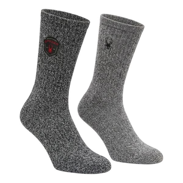4 Pack Winter Grey Spider Fashionable Men Sock Cotton Comfortable