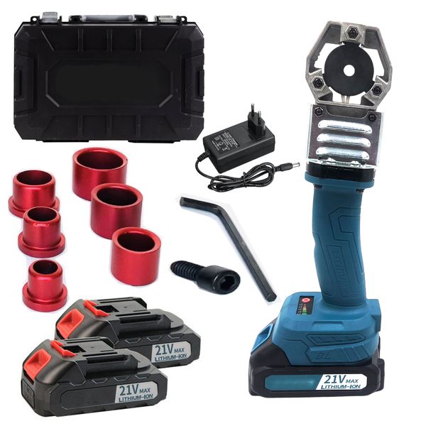 Plastic Pipe Welding Machine for Plumbers, 2x 21v Batteries, 3 Dies&amp; Case