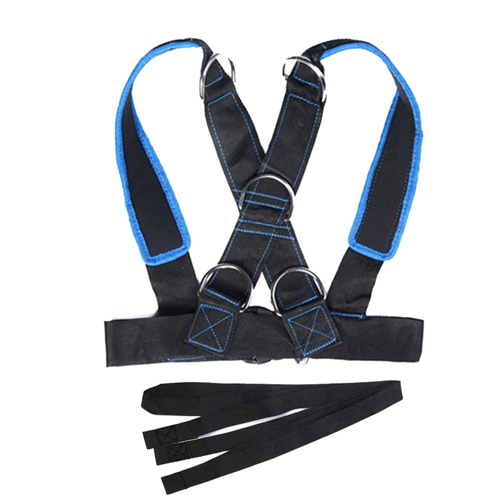 Adjustable Fitness Sled Harness Workout Speed Trainer Belt with Pull