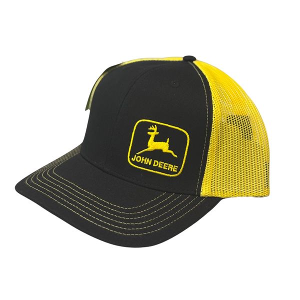 John Deere Black and Yellow Cap - Adult