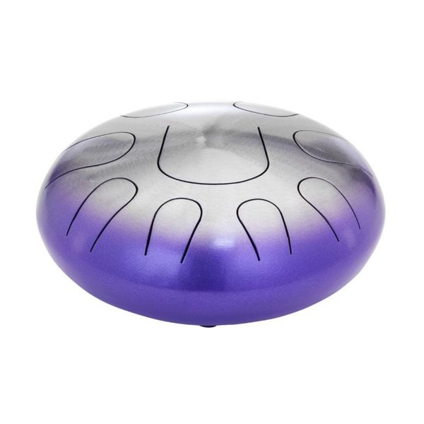 Pearl Tongue Drum #692 Purple Burst - 9 Note C Ake Bono
