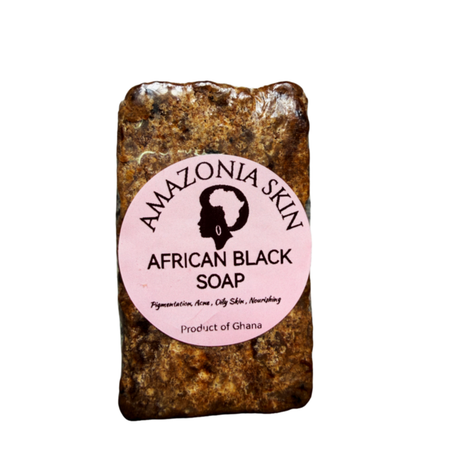 Amazonia Organic African Black Soap 100g Image