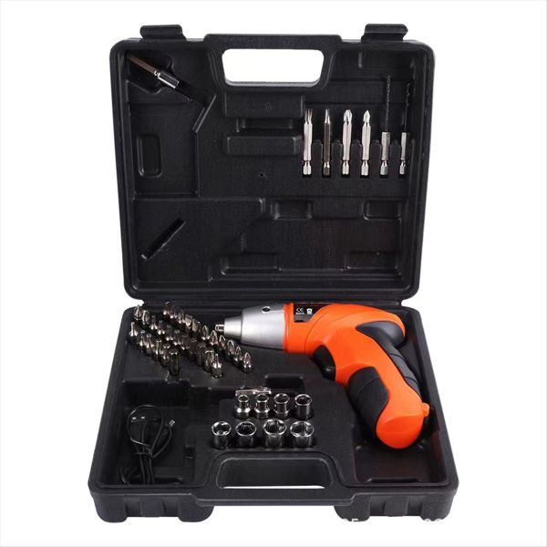 45Pcs 4 8V Electric Screwdriver Set