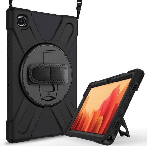 TUFF-LUV Rugged Armour Case (Arm&amp; Hand Strap)Samsung Tab S7 FE