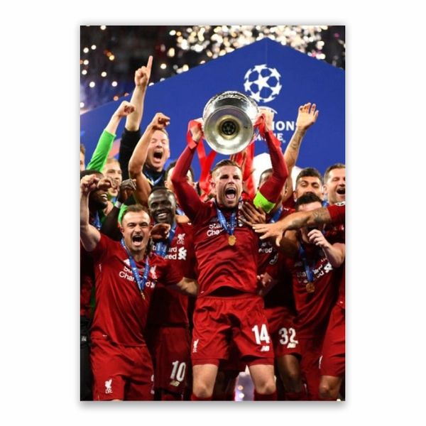 Liverpool UCL Winners Poster - A1
