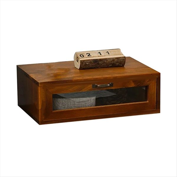 Wooden Drawer Storage Box,Office Desktop Organizer,Increased Shelf Cabinet