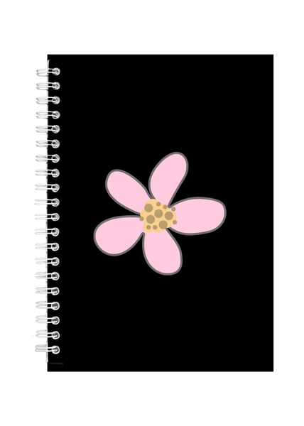 Pink Flower Gift Idea Writing Book Notepad Noteb image
