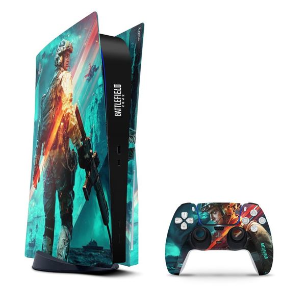 Decal Skin Compatible with PS5 (Disc) - Battlefiled 2024 (Decal Only)