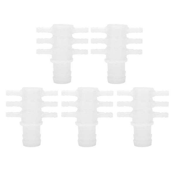 Fish Tank Aquarium 6 Way Pipe Connector Adapter 4.8mm