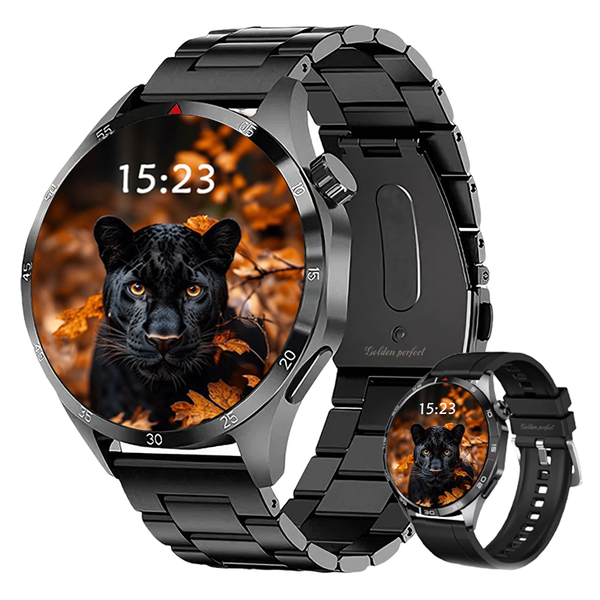 Golden Perfect Sport Smartwatch-Real-Time Activity Tracking &amp; Notifications