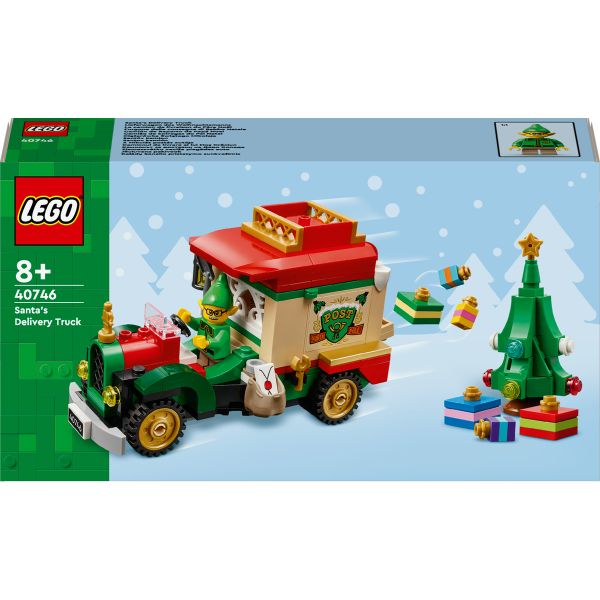 LEGO® Icons Santa’s Delivery Truck Pretend Play Toy 40746