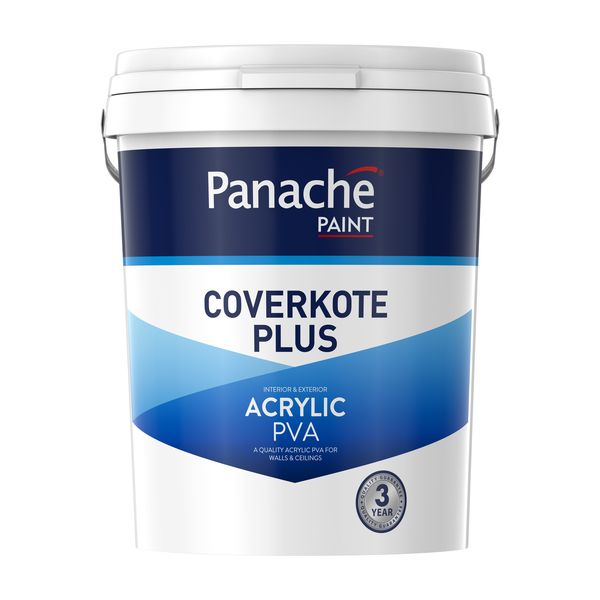 Panache Coverkote Plus Acrylic PVA Interior &amp; Exterior Paint 20Lt
