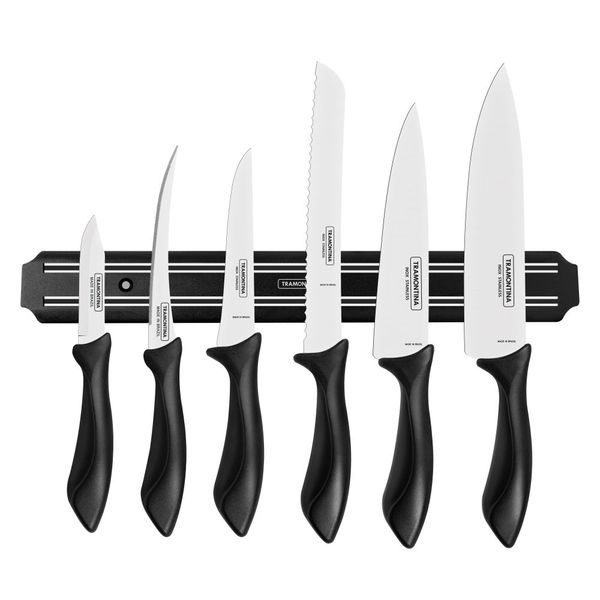 Tramontina Knife Set, 7 Pieces Affilata Range, Dishwasher Safe