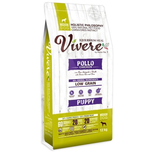 Vivere Puppy Chicken 12kg