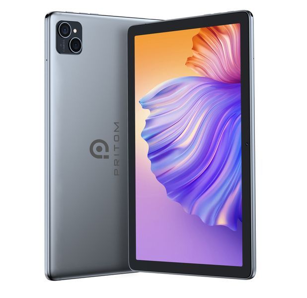 Pritom 10.1" Tablet, 6GB RAM, 128GB ROM, 4G LTE, Android 14, Dual SIM