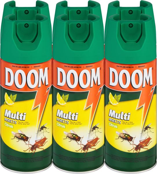 Doom Multi Insects Citrus Aerosol Insecticide 300ml